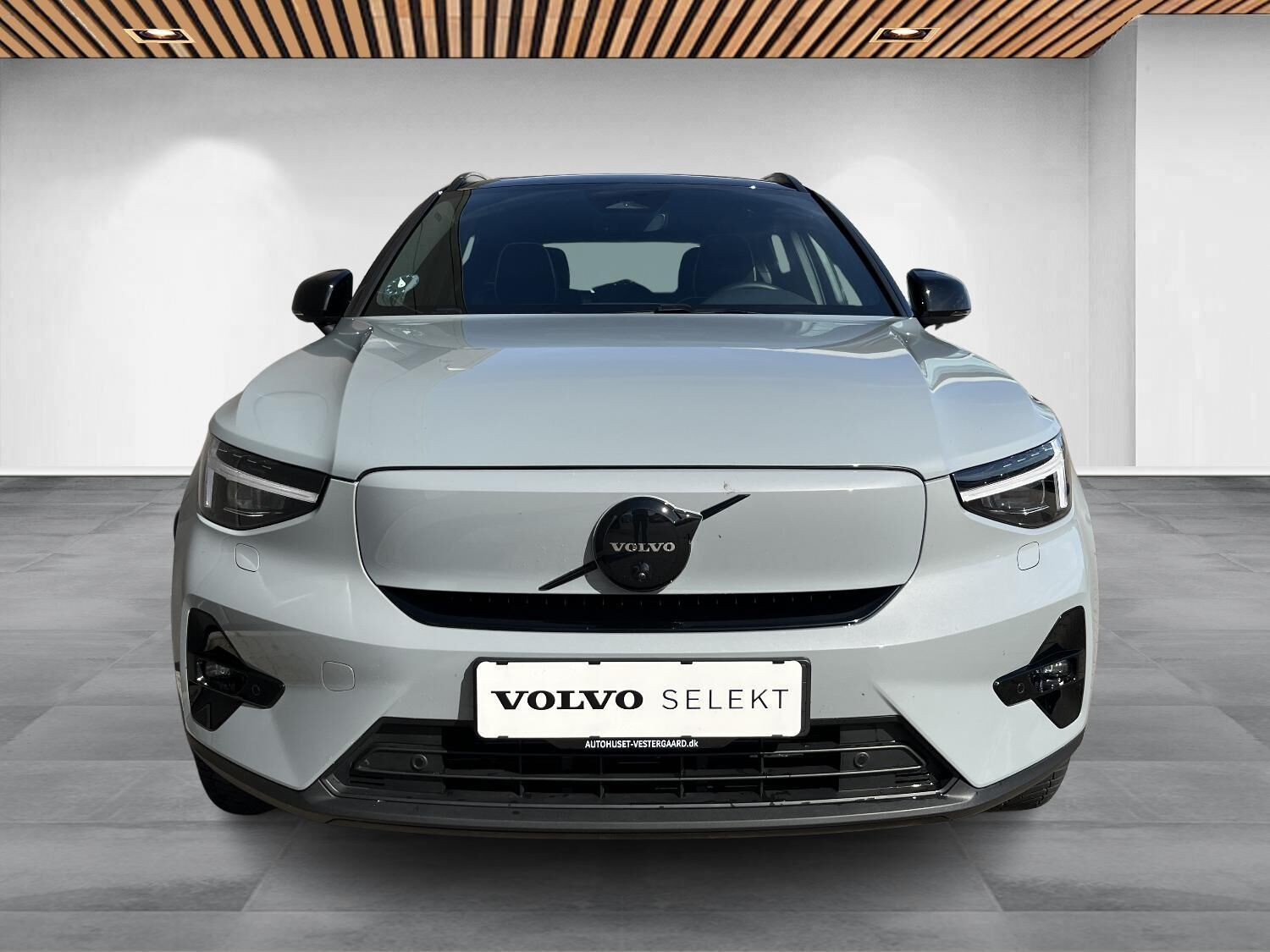 Grå Volvo EX40 fra 2026