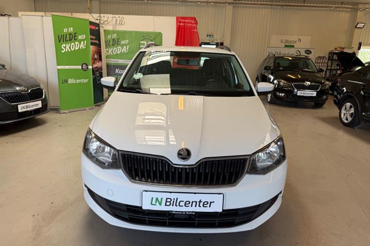 Hvid Skoda Fabia fra 2017