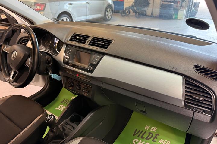 Hvid Skoda Fabia fra 2017