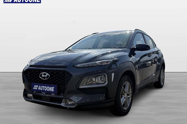 Grå Hyundai Kona fra 2019 set udefra