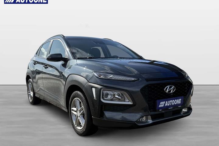 Grå Hyundai Kona fra 2019