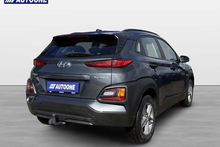 Grå Hyundai Kona fra 2019
