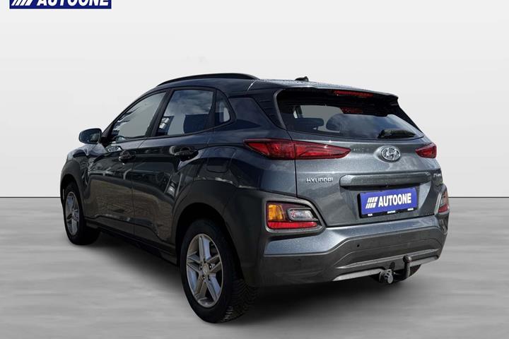 Grå Hyundai Kona fra 2019