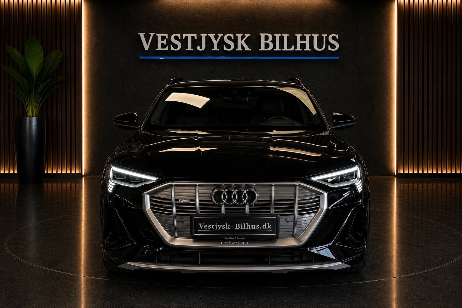 Sort Audi e-tron fra 2022