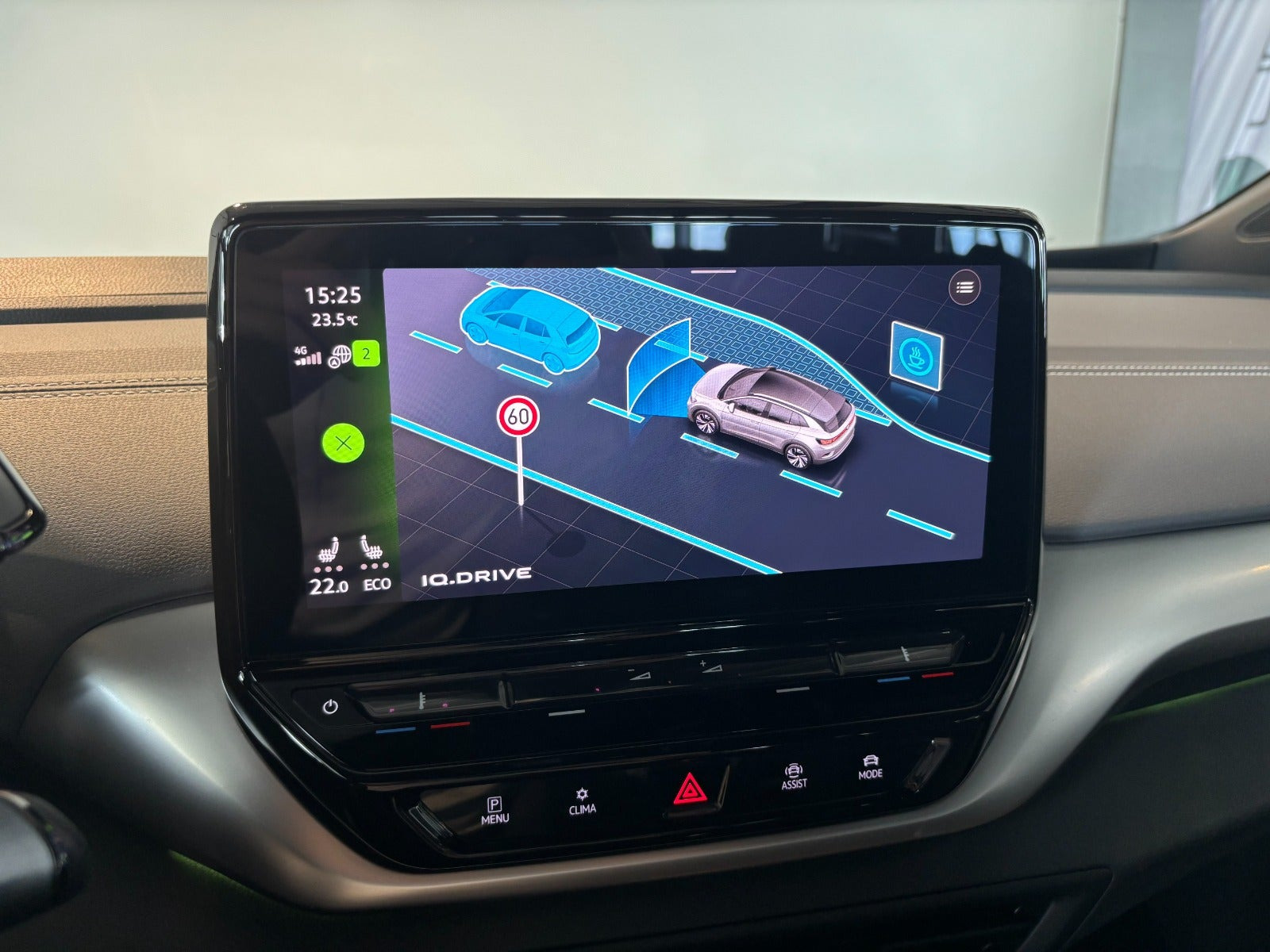 Blå VW ID.4 fra 2023