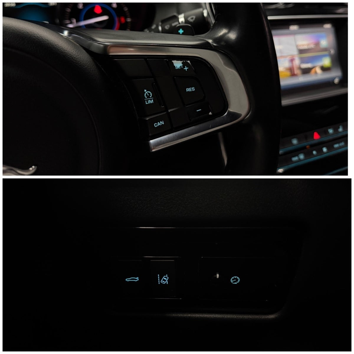 Sort Jaguar XE fra 2016
