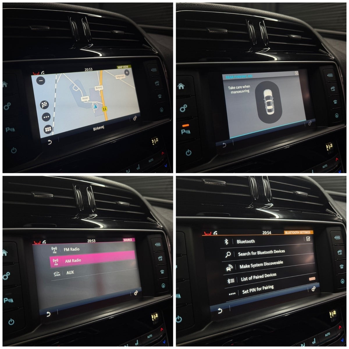 Sort Jaguar XE fra 2016