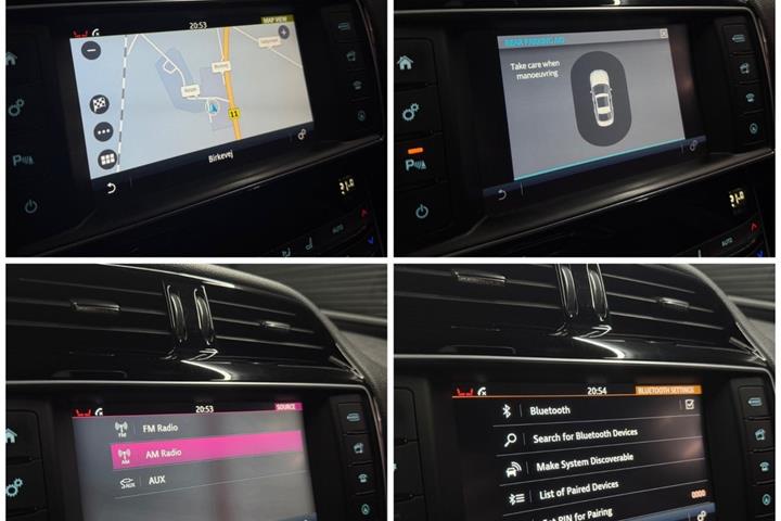 Sort Jaguar XE fra 2016