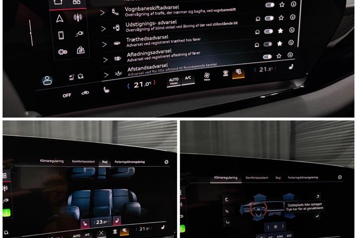 Grå Audi Q6 e-tron fra 2025