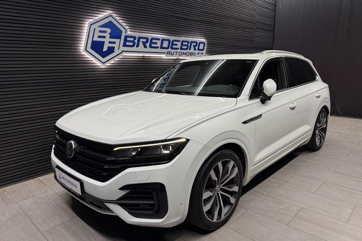 Hvid VW Touareg fra 2018