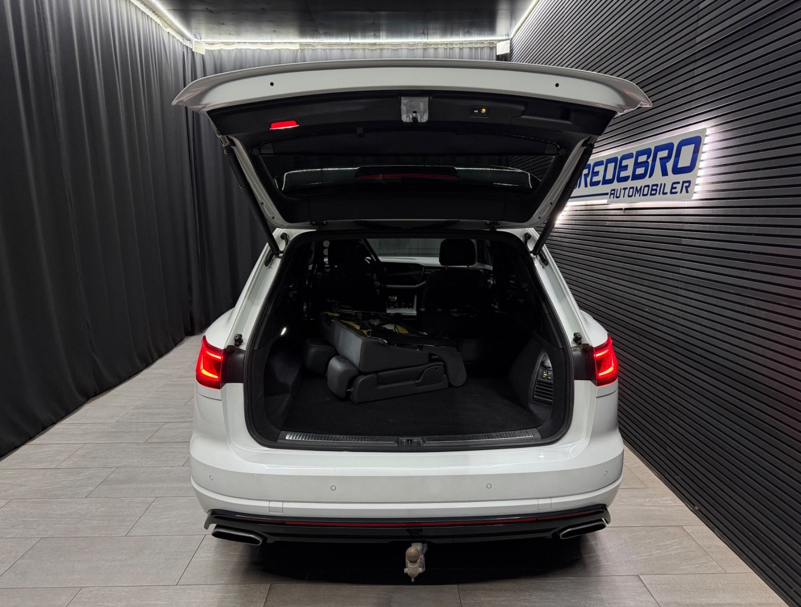 Hvid VW Touareg fra 2018