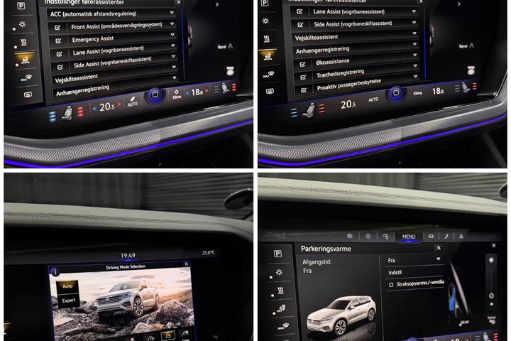 Hvid VW Touareg fra 2018
