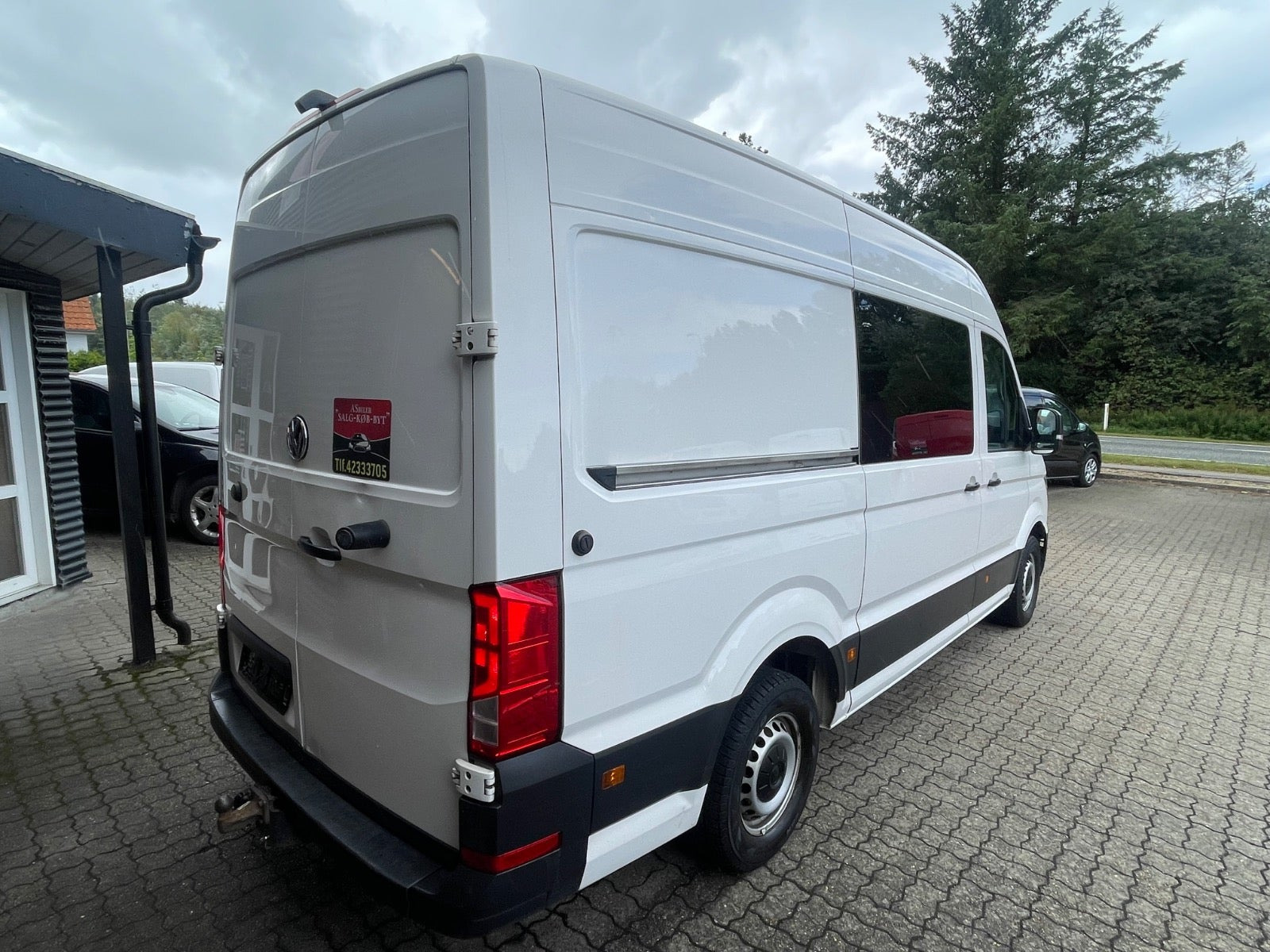 Hvid VW Crafter 35 fra 2019