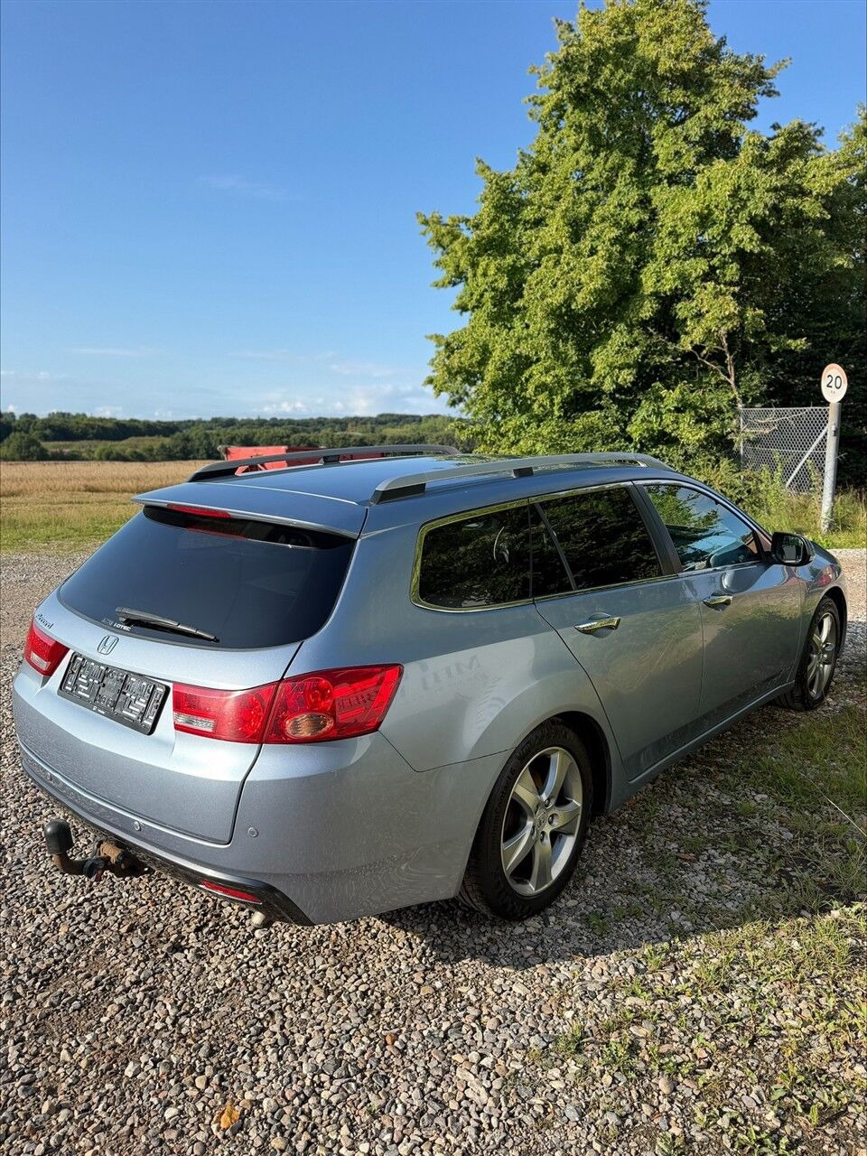 Blå Honda Accord fra 2012