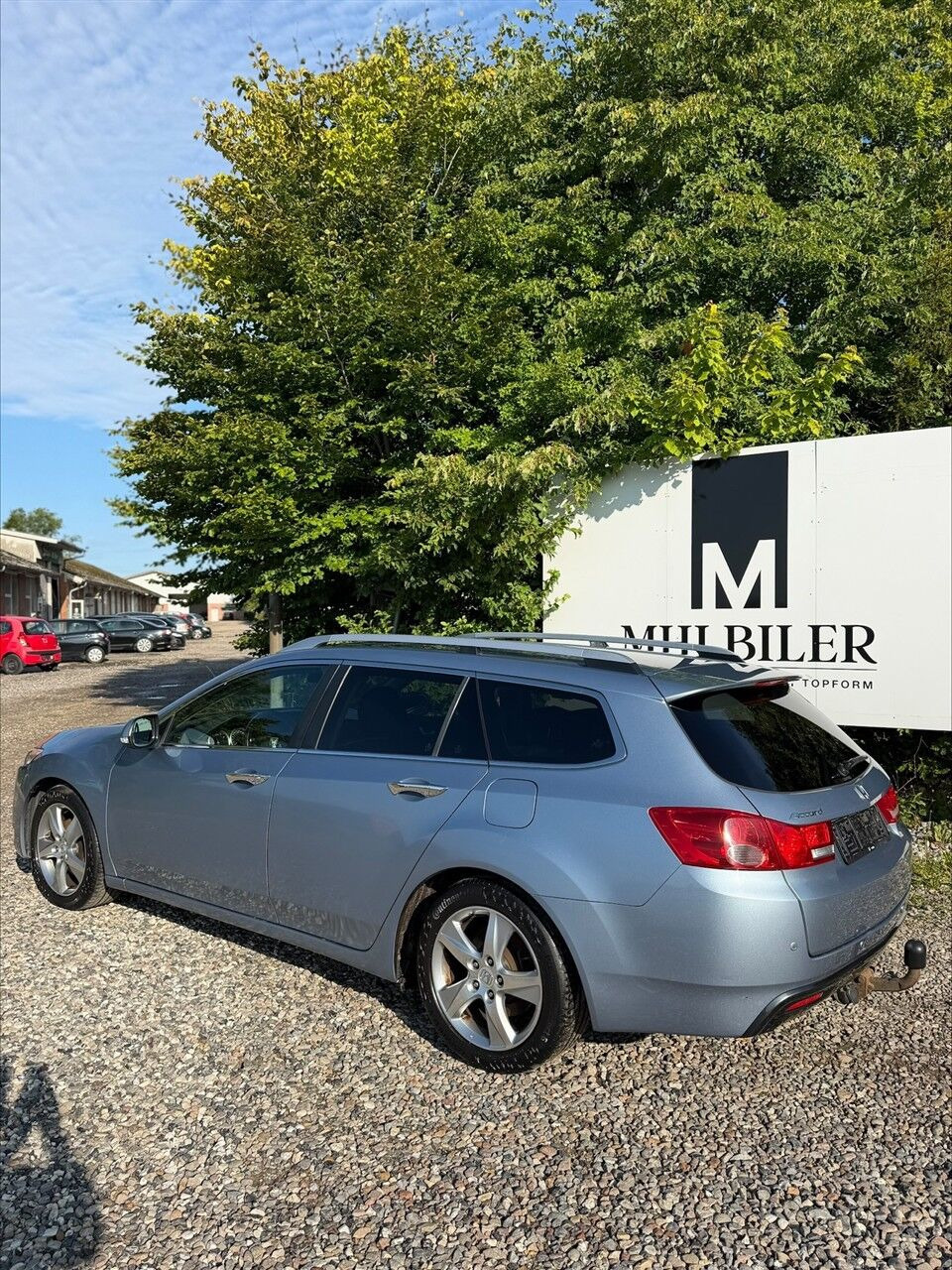 Blå Honda Accord fra 2012