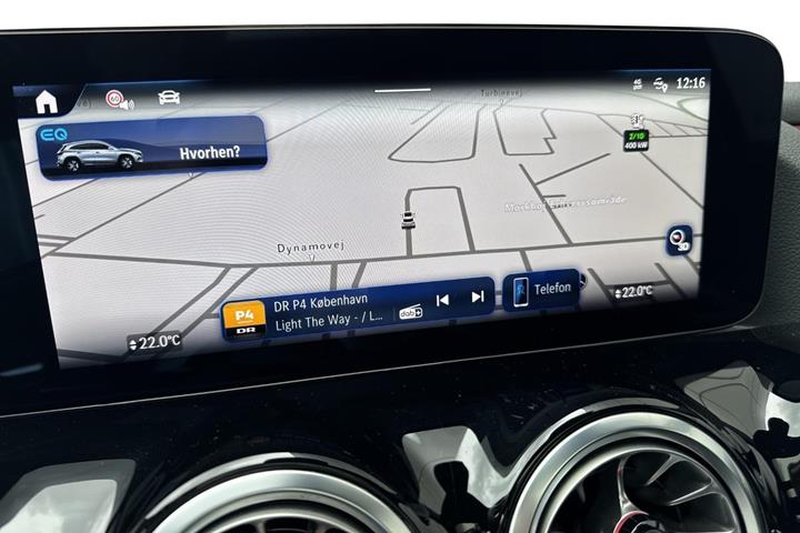 Sort Mercedes EQA350 fra 2024