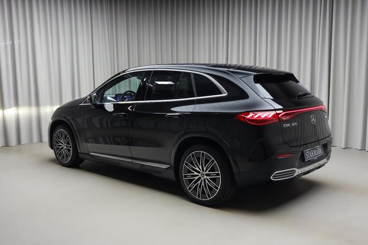 Sort Mercedes EQE350 SUV fra 2025