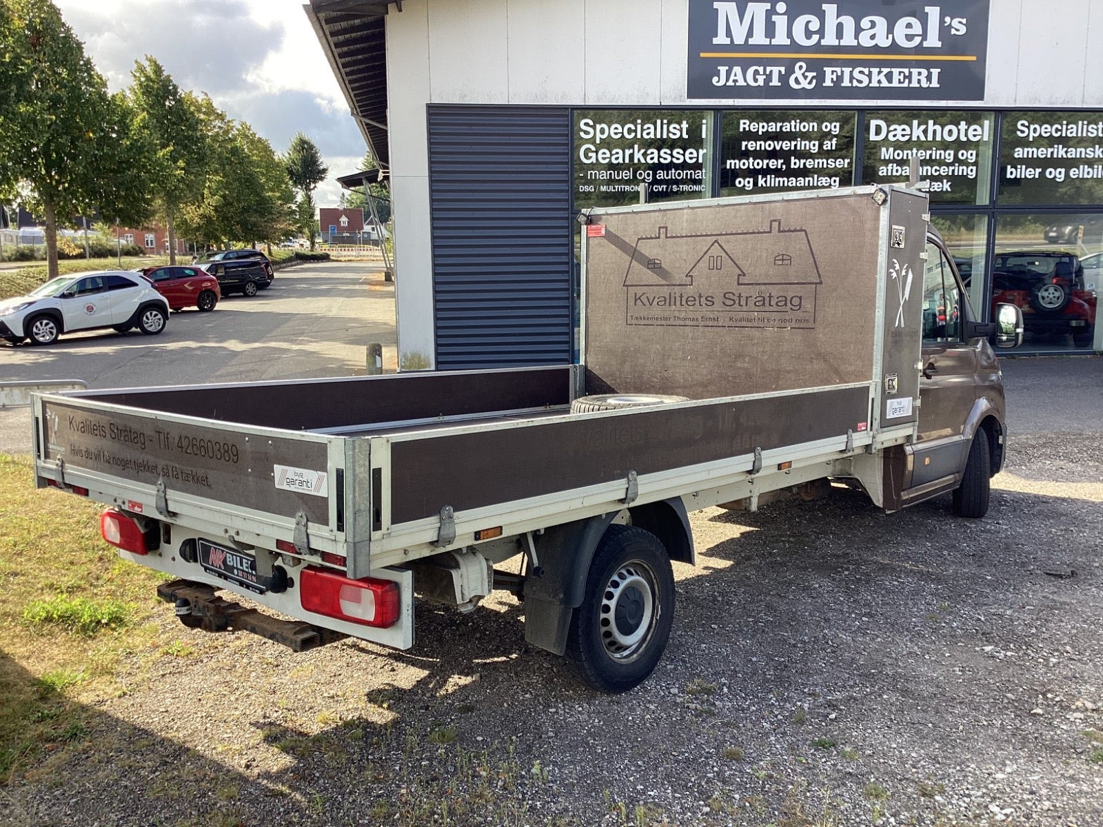 Brun VW Crafter 35 fra 2021