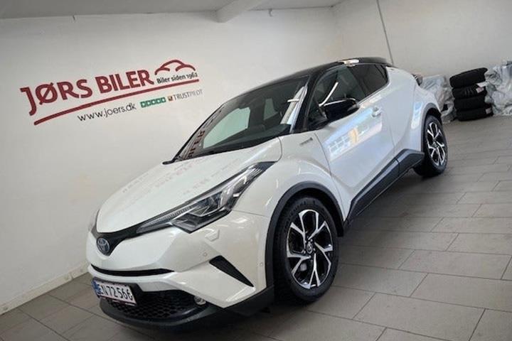 Hvid Toyota C-HR fra 2019