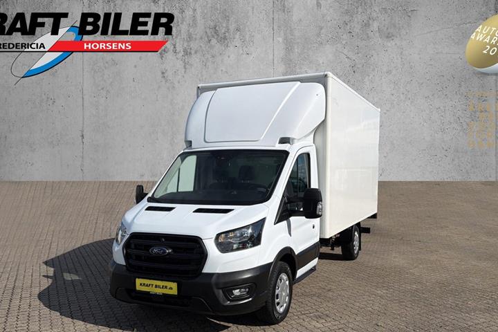 Hvid Ford Transit 350 L3 Chassis fra 2023