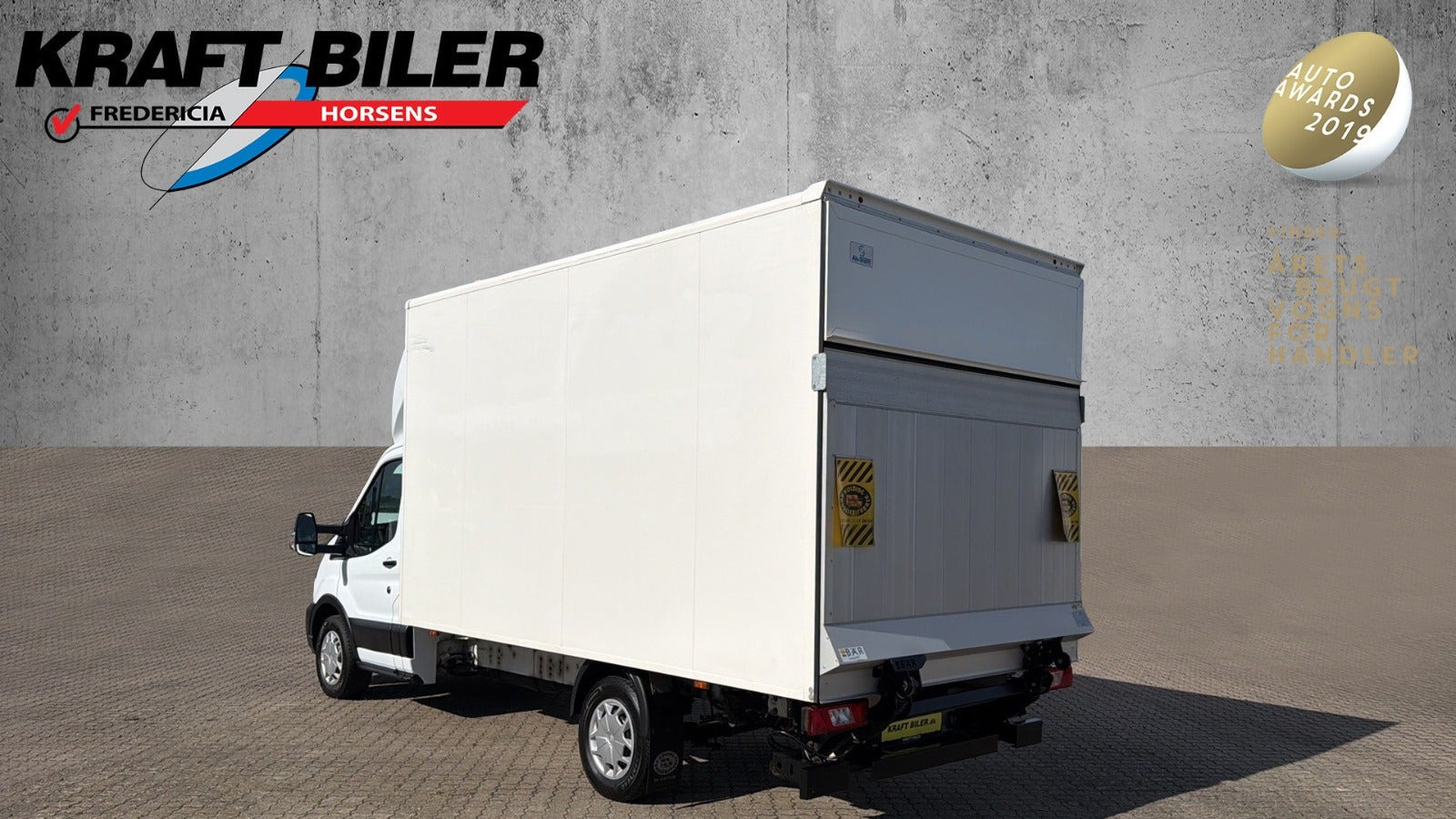 Hvid Ford Transit 350 L3 Chassis fra 2023