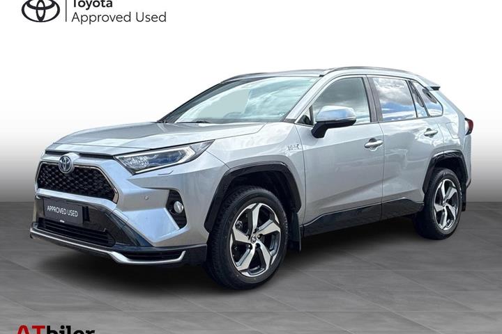 Sølv Toyota RAV4 Plug-in fra 2021