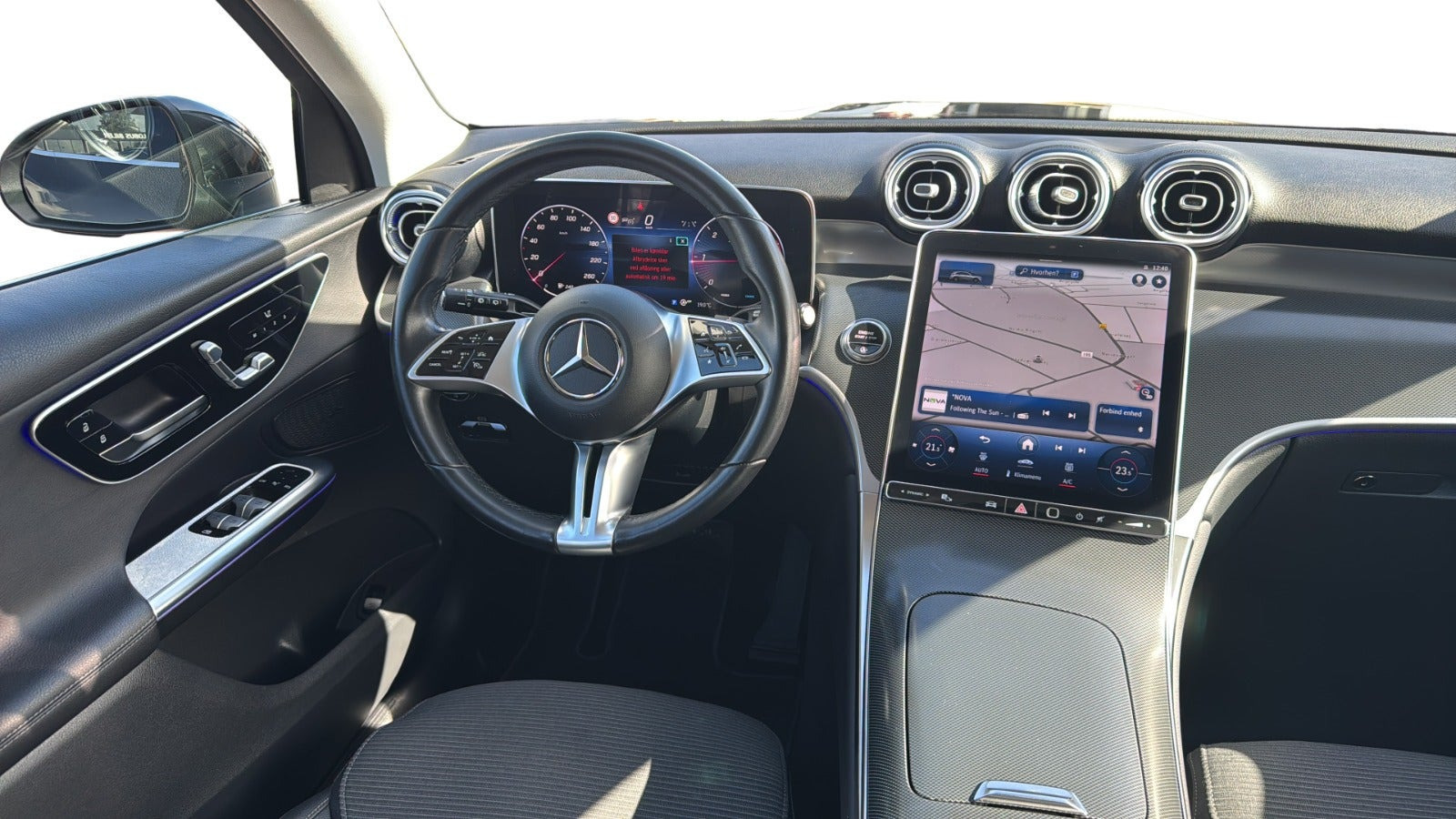Sort Mercedes GLC220 d fra 2022