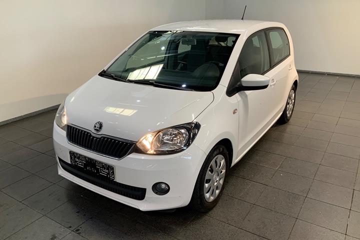 Hvid Skoda Citigo fra 2015
