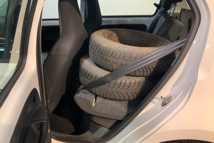Hvid Skoda Citigo fra 2015