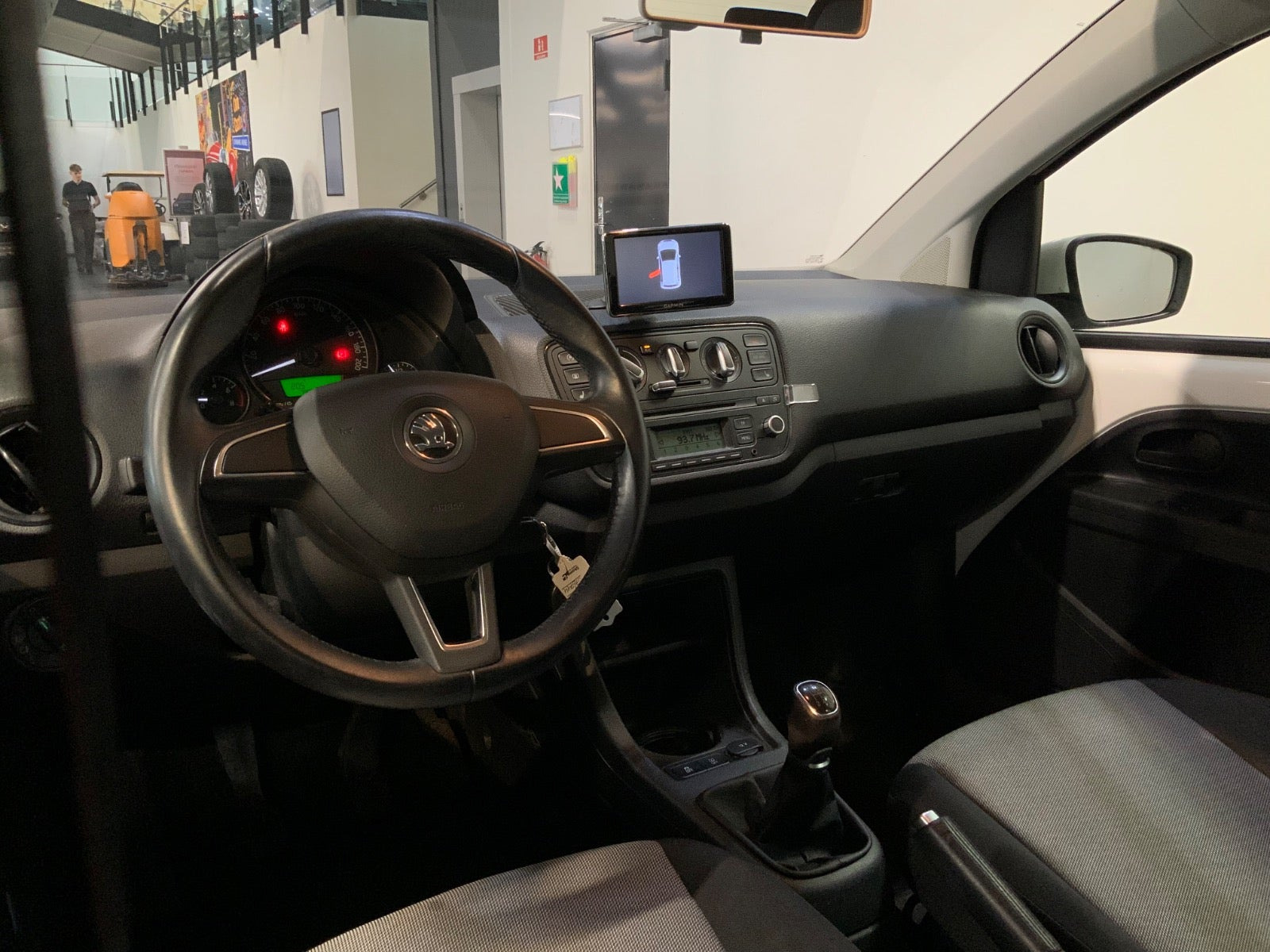 Hvid Skoda Citigo fra 2015