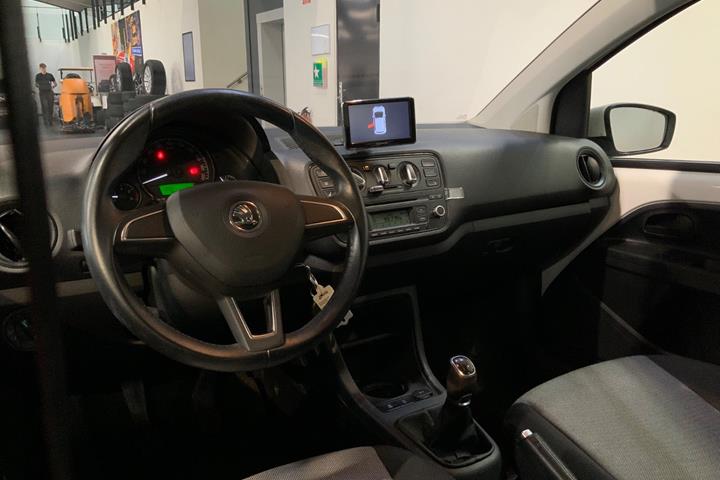 Hvid Skoda Citigo fra 2015