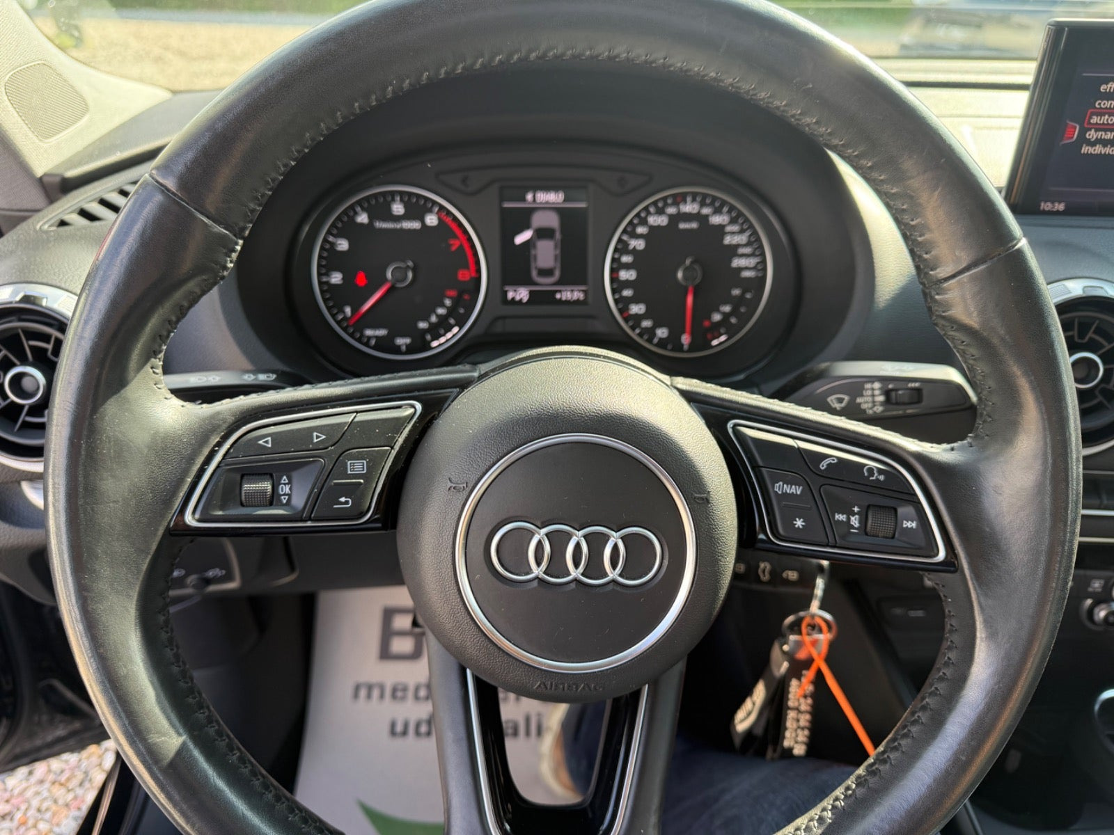 Sort Audi A3 fra 2018