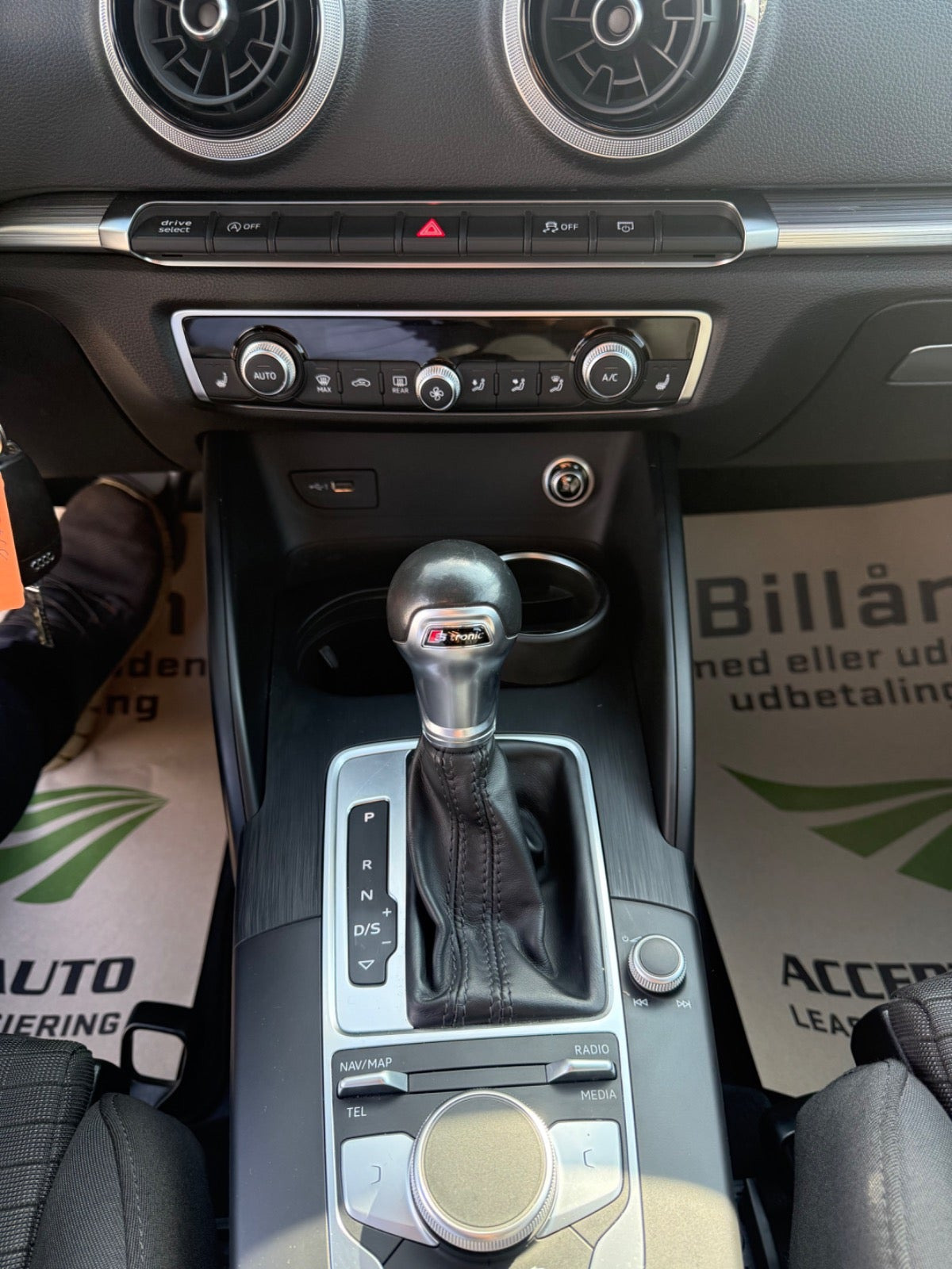 Sort Audi A3 fra 2018