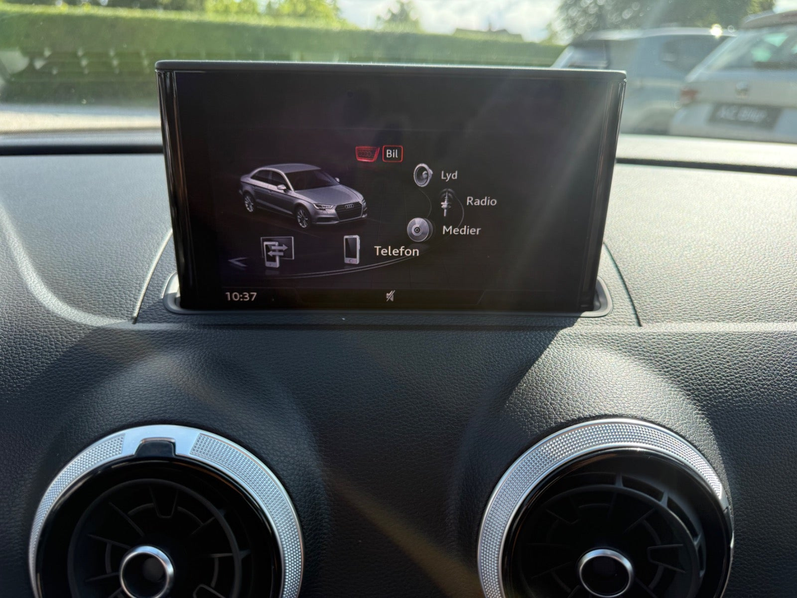 Sort Audi A3 fra 2018
