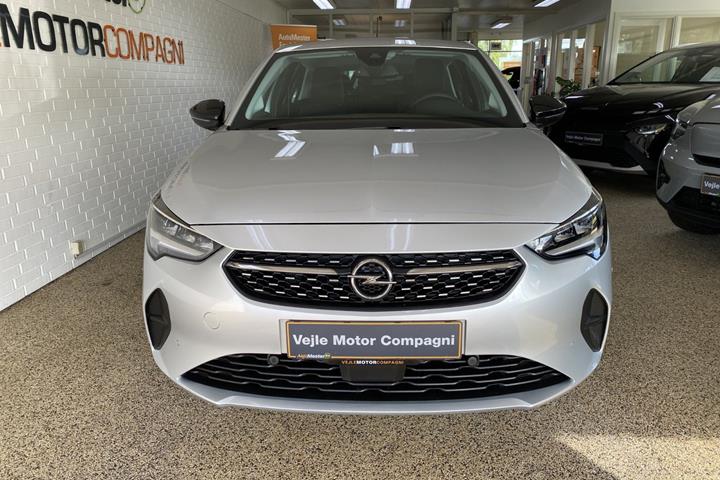 Sølv Opel Corsa-e fra 2023