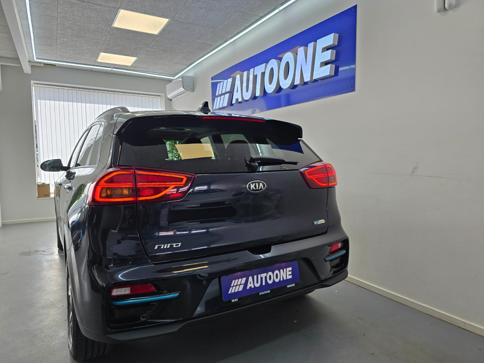 Blå Kia e-Niro fra 2020