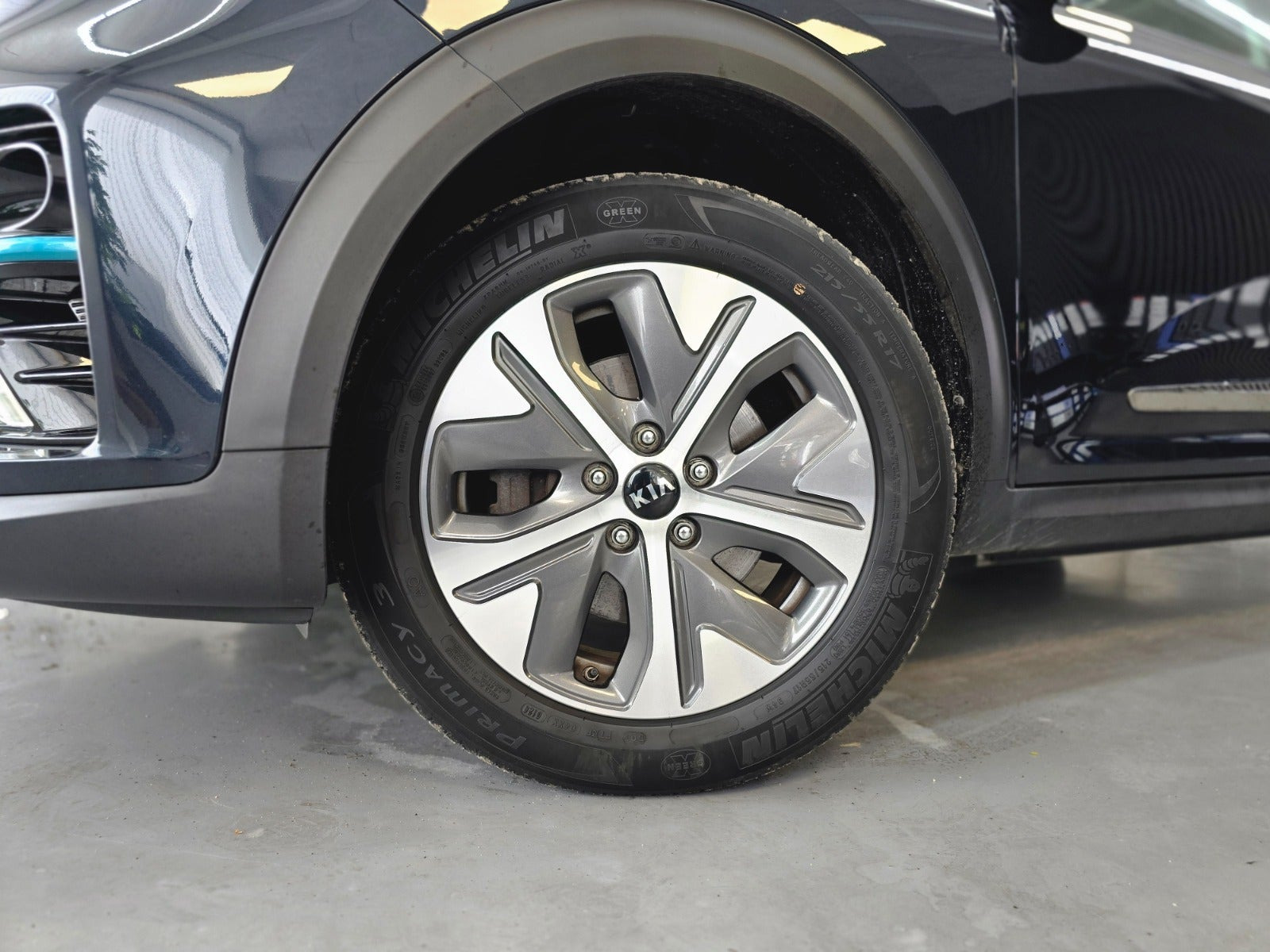 Blå Kia e-Niro fra 2020