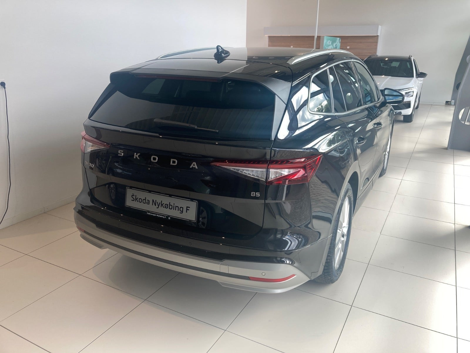 Sort Skoda Enyaq fra 2026