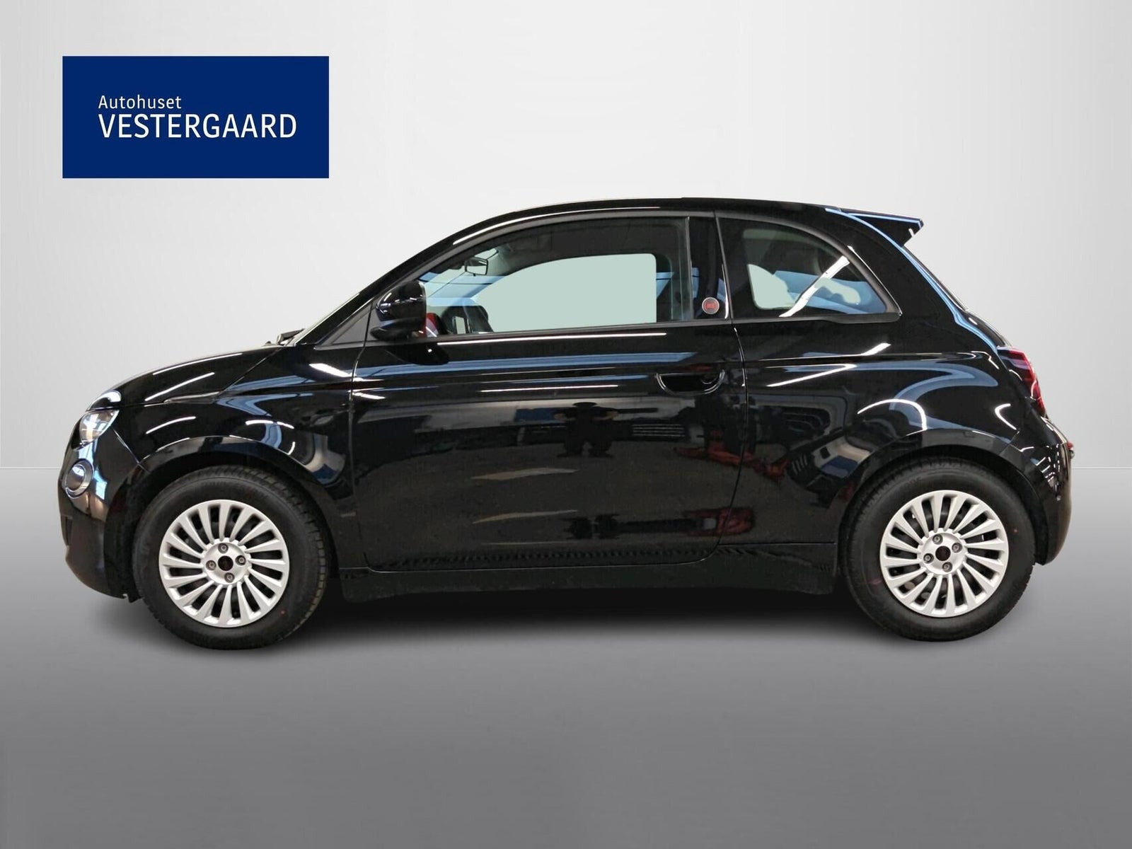 Sort Fiat 500e fra 2025