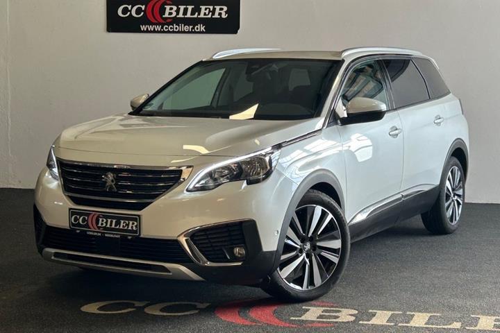 Hvid Peugeot 5008 fra 2018