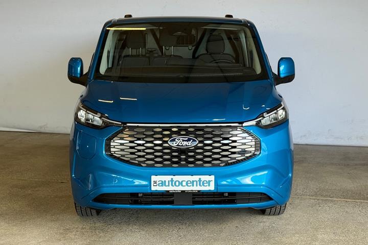 Blå Ford E-Transit Custom 320 L1 fra 2025