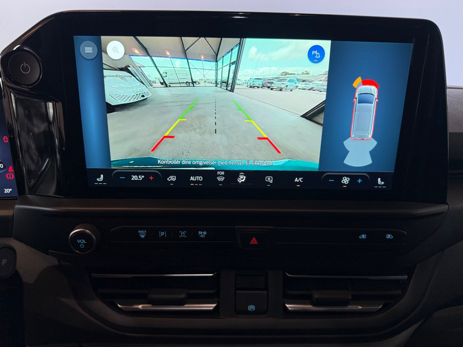 Blå Ford E-Transit Custom 320 L1 fra 2025