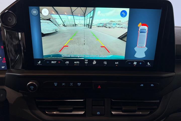 Blå Ford E-Transit Custom 320 L1 fra 2025
