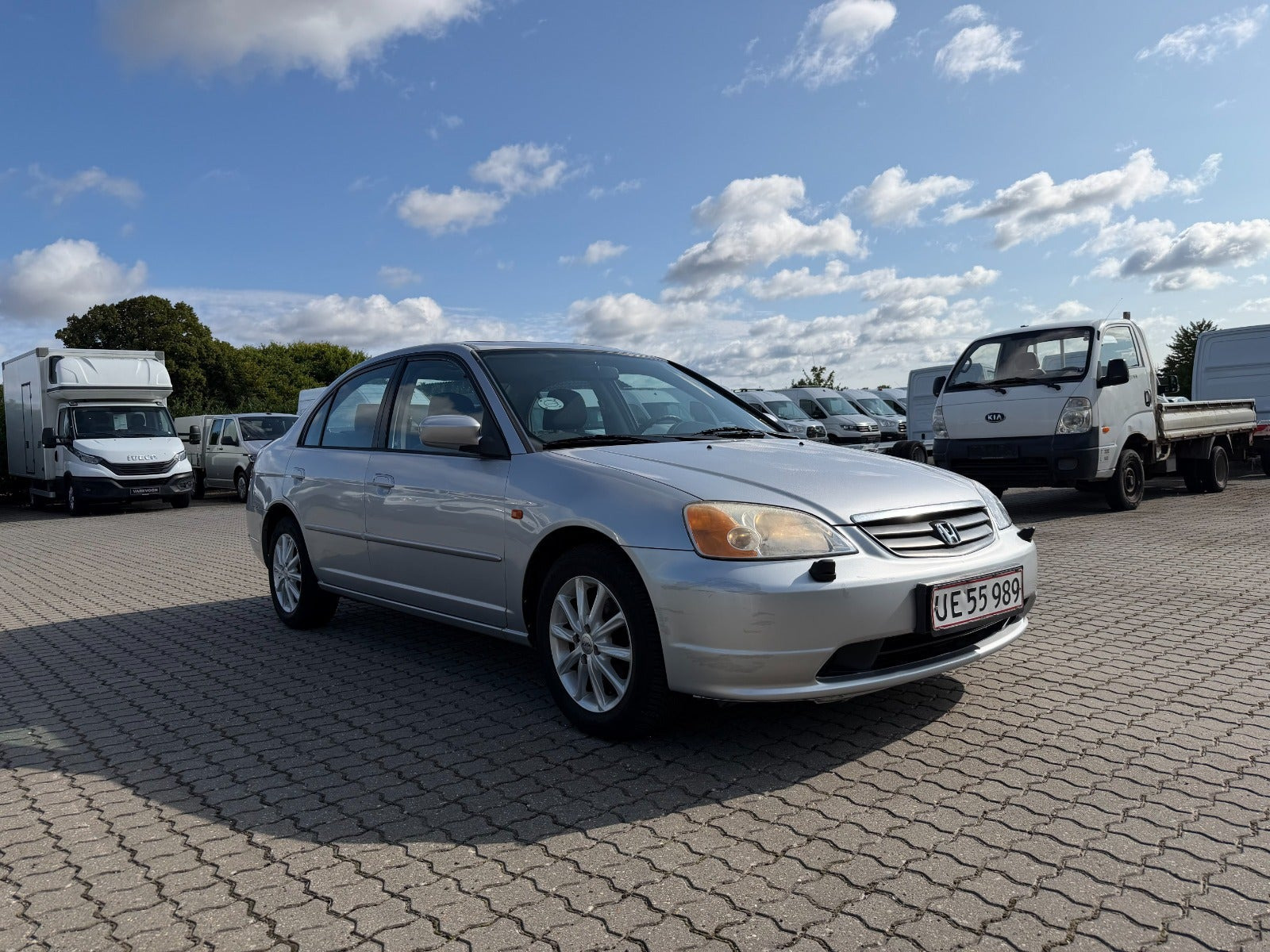 Sølv Honda Civic fra 2001