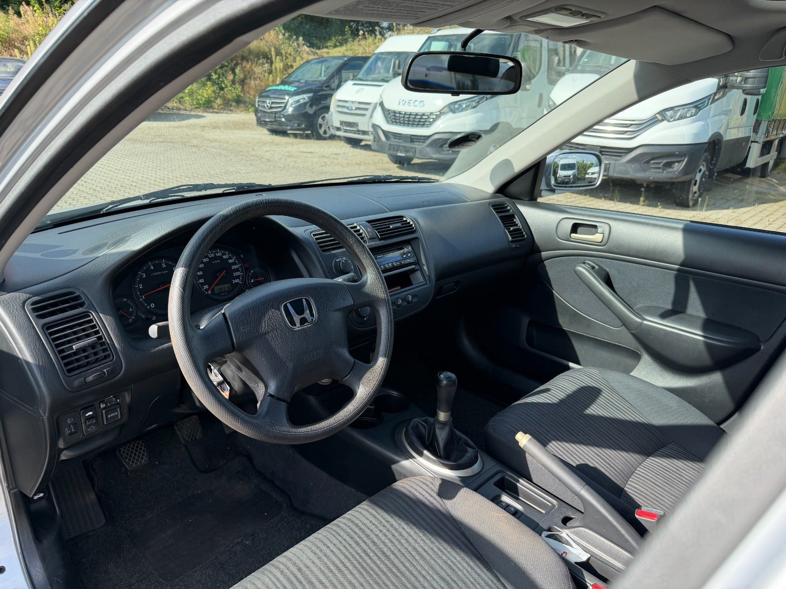 Sølv Honda Civic fra 2001