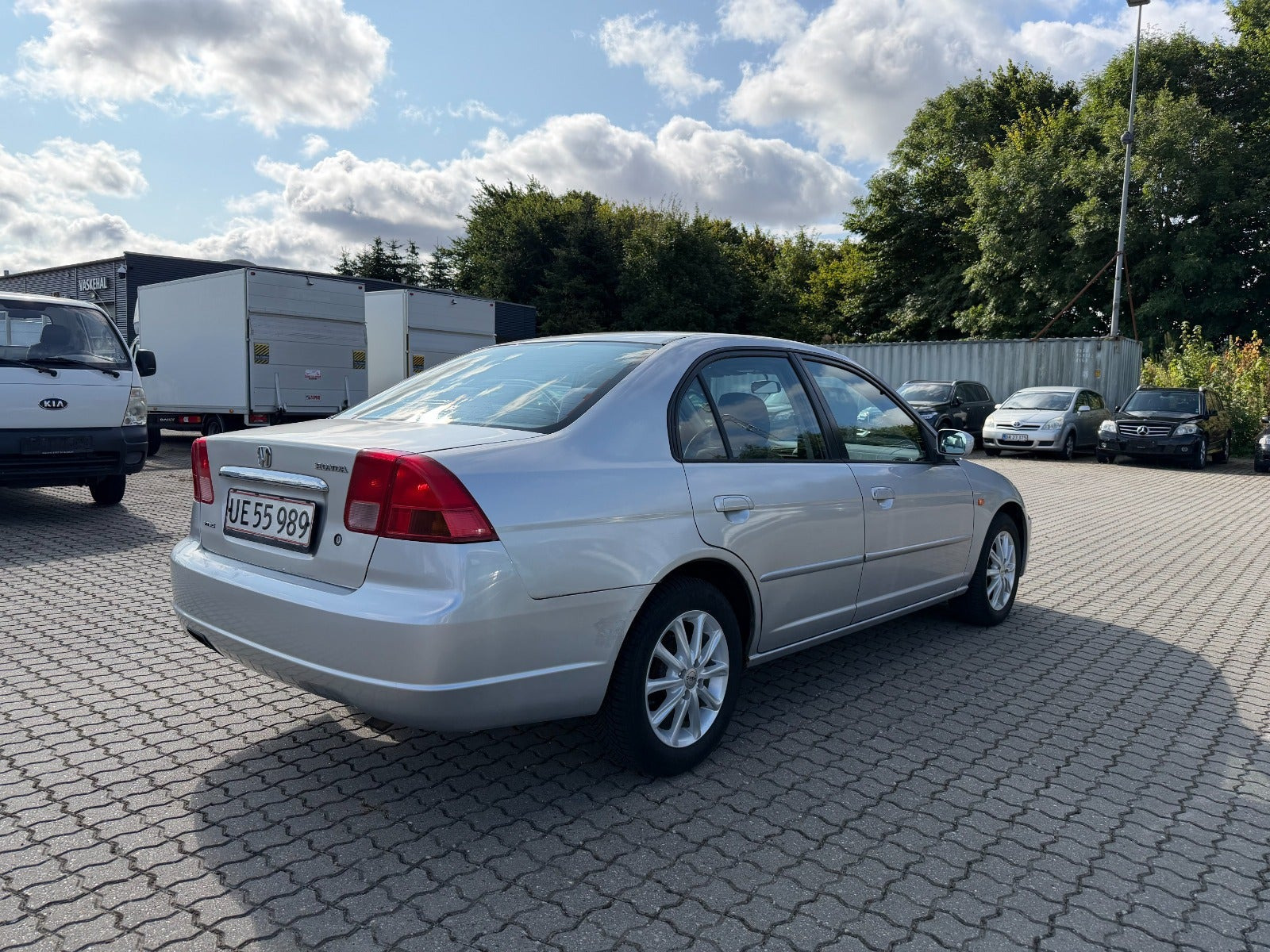 Sølv Honda Civic fra 2001