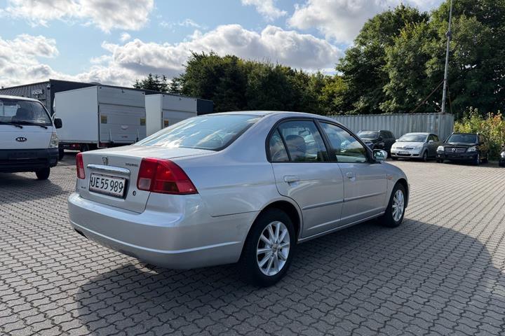 Sølv Honda Civic fra 2001