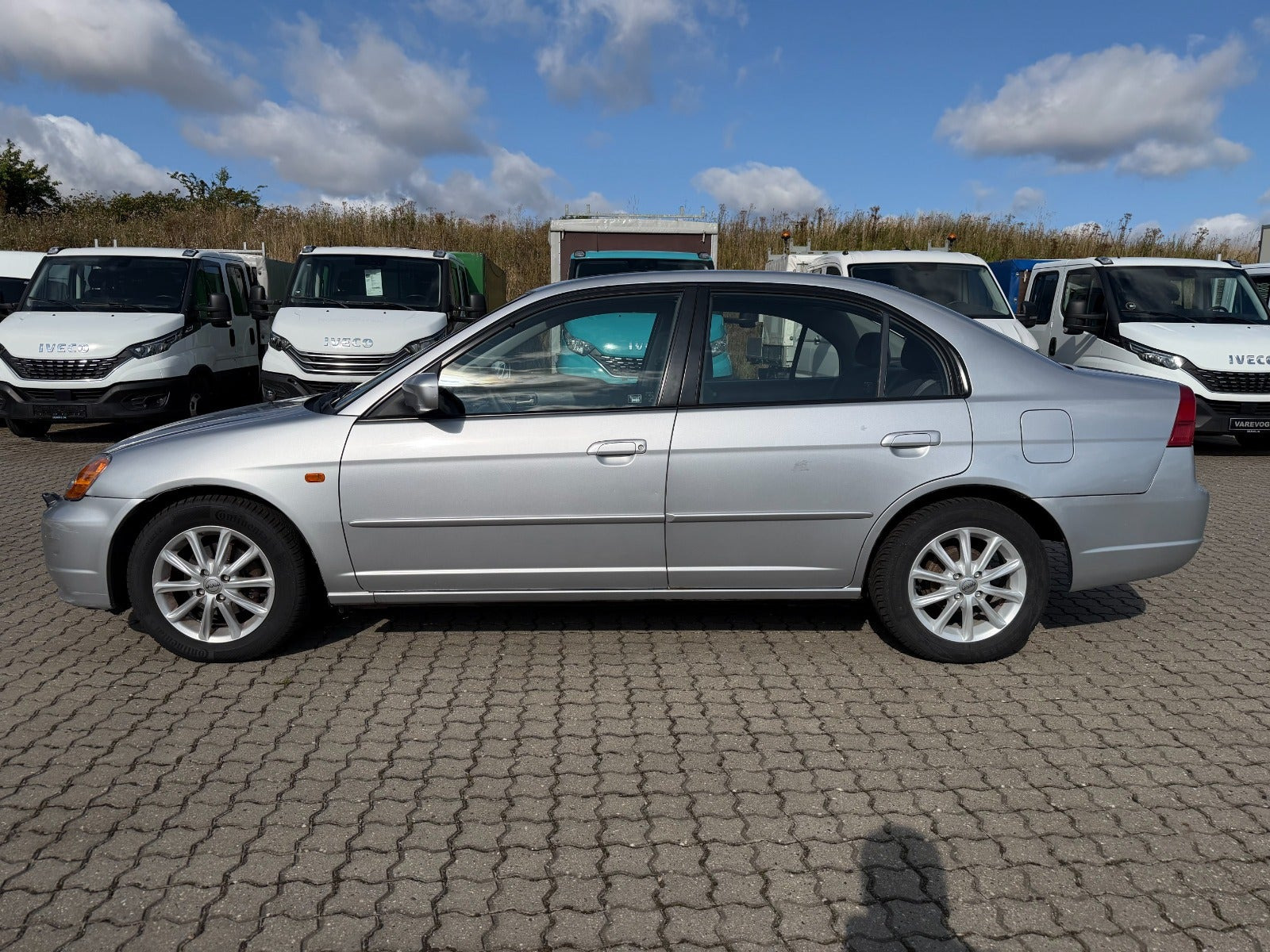 Sølv Honda Civic fra 2001