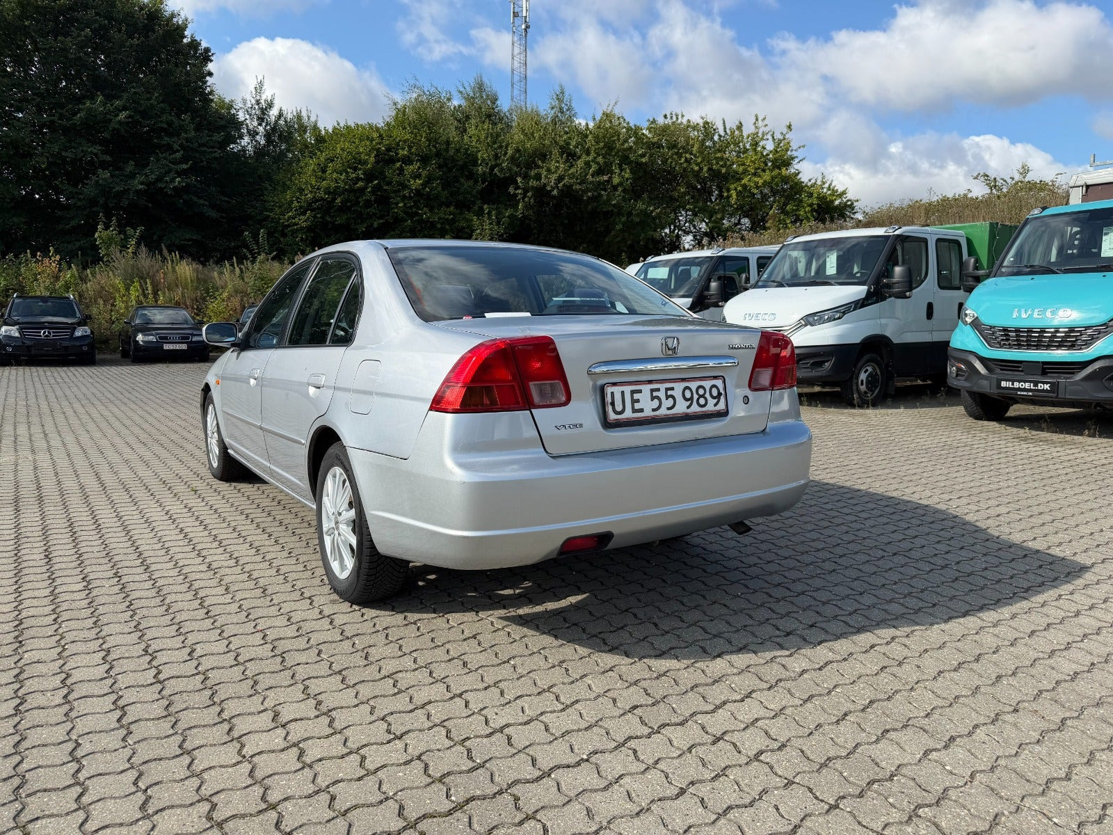 Sølv Honda Civic fra 2001