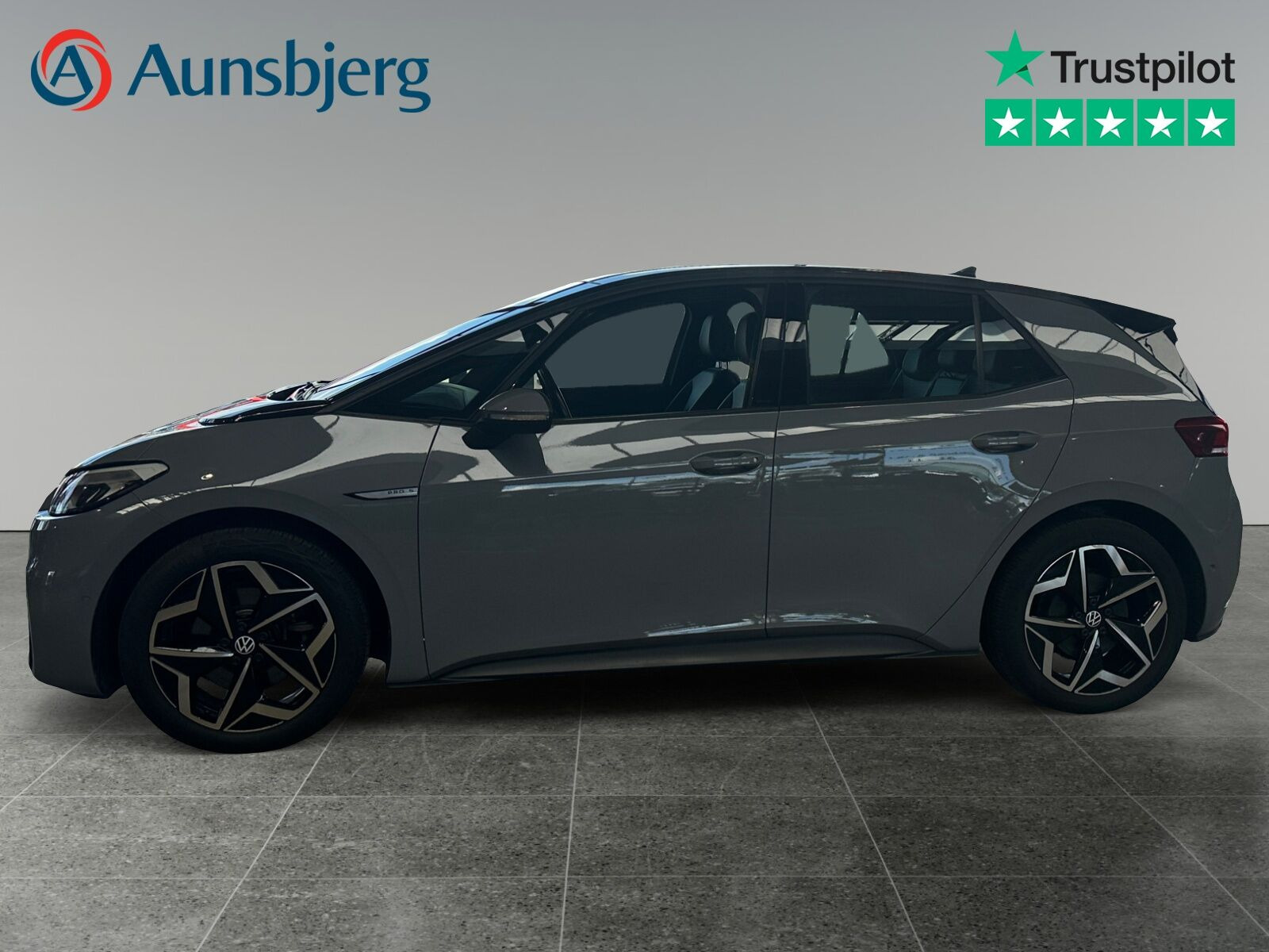 Grå VW ID.3 fra 2023